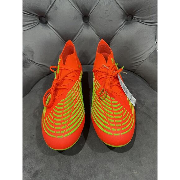 adidas Other - Adidas Predator Edge.1 SG. (GW1016). Solar Red Football Shoes Men Size 9.5 NIB.